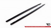 Maxton Design bočné prahové lišty VW Golf VIII R po FL Ver.3 - čierny lesklý