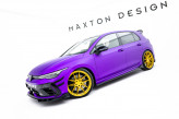 Maxton Design bočné prahové lišty VW Golf VIII R Ver.4 - čierny lesklý