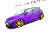 Maxton Design bočné prahové lišty VW Golf VIII R Ver.5 - čierny lesklý