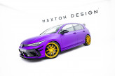 Maxton Design bočné prahové lišty Street Pro VW Golf VIII R po FL - čierny 