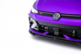 Maxton Design spoiler predného nárazníka VW Golf VIII R Ver.1 po FL - čierny lesklý