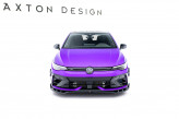 Maxton Design spoiler predného nárazníka VW Golf VIII R Ver.1 po FL - čierny lesklý