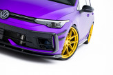 Maxton Design spoiler predného nárazníka VW Golf VIII R Ver.2 po FL - čierny lesklý