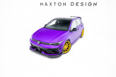 Maxton Design spoiler predného nárazníka VW Golf VIII R Ver.4 po FL - čierny lesklý