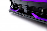Maxton Design spoiler predného nárazníka VW Golf VIII R Ver.4 po FL - čierny lesklý