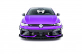 Maxton Design spoiler predného nárazníka VW Golf VIII R Ver.3 po FL - čierny + lesklé krídielka
