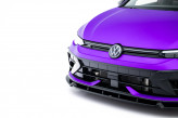 Maxton Design spoiler predného nárazníka VW Golf VIII R Ver.3 po FL - čierny + lesklé krídielka