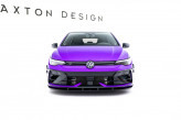 Maxton Design spoiler predného nárazníka Street Pro VW Golf VIII R po FL - čierny 