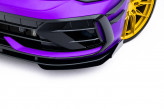 Maxton Design spoiler predného nárazníka Street Pro VW Golf VIII R po FL - čierny + lesklé krídielka