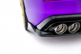 Maxton Design spoiler zadného nárazníka (s vetikálnym rebrovaním) VW Golf VIII R Ver.1 - čierny lesklý