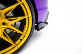 Maxton Design spoiler zadného nárazníka (s vetikálnym rebrovaním) VW Golf VIII R Ver.1 - čierny lesklý
