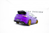 Maxton Design bočné spoilery zadného nárazníka VW Golf VIII R Ver.4 po FL - čierny lesklý