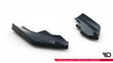 Maxton Design bočné spoilery zadného nárazníka VW Golf VIII R Ver.6 po FL - čierny 