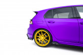 Maxton Design bočné spoilery zadného nárazníka VW Golf VIII R Ver.6 po FL - čierny + lesklé krídielka