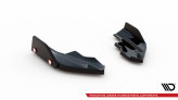 Maxton Design bočné spoilery zadného nárazníka VW Golf VIII R Ver.6 po FL - čierny + lesklé krídielka