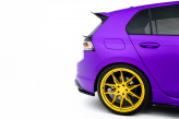 Maxton Design bočné spoilery zadného nárazníka VW Golf VIII R po FL Ver.1 - čierny lesklý