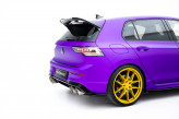 Maxton Design bočné spoilery zadného nárazníka VW Golf VIII R po FL Ver.2 - čierny lesklý