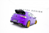 Maxton Design bočné spoilery zadného nárazníka VW Golf VIII R po FL Ver.2 - čierny lesklý