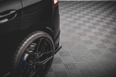 Maxton Design bočné spoilery zadného nárazníka VW Golf VIII R pred FL Ver.2 - čierny lesklý