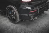 Maxton Design bočné spoilery zadného nárazníka VW Golf VIII R pred FL Ver.2 - čierny lesklý