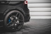 Maxton Design bočné spoilery zadného nárazníka VW Golf VIII R pred FL Ver.2 - čierny lesklý