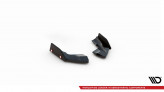 Maxton Design bočné spoilery zadného nárazníka + krídielka VW Golf VIII R po FL Ver.2 - čierny lesklý