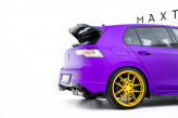Maxton Design bočné spoilery zadného nárazníka VW Golf VIII R Ver.7 - čierny lesklý