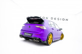Maxton Design bočné spoilery zadného nárazníka VW Golf VIII R Ver.7 - čierny lesklý