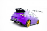 Maxton Design bočné spoilery zadného nárazníka VW Golf VIII R Ver.8 - čierny lesklý