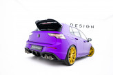 Maxton Design bočné spoilery zadného nárazníka Street Pro VW Golf VIII R Ver.2 - čierny 