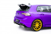 Maxton Design bočné spoilery zadného nárazníka Street Pro VW Golf VIII R Ver.2 - čierny 