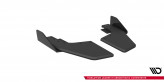 Maxton Design bočné spoilery zadného nárazníka Street Pro VW Golf VIII R Ver.2 - čierny + lesklé krídielka