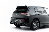 Maxton Design bočné spoilery zadného nárazníka VW Golf VIII po FL - čierny lesklý  