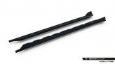 Maxton Design bočné prahové lišty VW Golf VIII po FL - čierny lesklý  