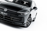 Maxton Design spoiler predného nárazníka VW Golf VIII po FL Ver.1 - čierny lesklý  