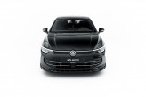 Maxton Design spoiler predného nárazníka VW Golf VIII po FL Ver.1 - čierny lesklý  