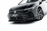 Maxton Design spoiler predného nárazníka VW Golf VIII po FL Ver.1 - čierny lesklý  