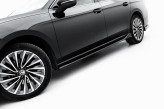 Maxton Design bočné prahové lišty ŠKODA Superb IV Ver.2 - čierny lesklý