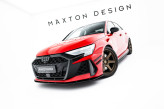 Maxton Design spoiler predného nárazníka Street Pro AUDI RS3 8Y Sedan po FL - čierny 