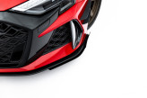 Maxton Design spoiler predného nárazníka Street Pro AUDI RS3 8Y Sedan po FL - čierny + lesklé krídielka
