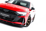 Maxton Design spoiler predného nárazníka AUDI RS3 8Y Sedan po FL Ver.3 - čierny lesklý