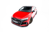 Maxton Design spoiler predného nárazníka AUDI RS3 8Y Sedan po FL Ver.3 - čierny lesklý
