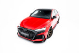 Maxton Design spoiler predného nárazníka AUDI RS3 8Y Sedan po FL Ver.2 - čierny lesklý