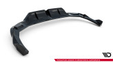 Maxton Design spoiler zadného nárazníka (s vertikálnym rebrovaním) AUDI RS3 8Y Sedan po FL Ver.2 - čierny lesklý