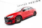 Maxton Design bočné prahové lišty Street Pro AUDI RS3 8Y Sedan po FL - čierny 