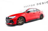 Maxton Design bočné prahové lišty AUDI RS3 8Y Sedan Ver.1 - čierny lesklý