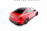 Maxton Design spoiler na zadné okno AUDI RS3 8Y Sedan po FL - čierny lesklý  