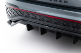 Maxton Design spoiler zadného nárazníka (s vertikálnym rebrovaním) VW Tiguan III R-Line - čierny lesklý