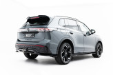 Maxton Design spoiler zadného nárazníka (s vertikálnym rebrovaním) VW Tiguan III R-Line - čierny lesklý