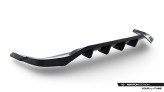 Maxton Design spoiler zadného nárazníka (s vertikálnym rebrovaním) VW Tiguan III R-Line - čierny lesklý